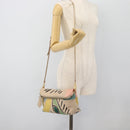 BURBERRY Shoulder Bag Leather Beige Gold Auth ka4396A-24