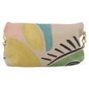 BURBERRY Shoulder Bag Leather Beige Gold Auth ka4396A-3