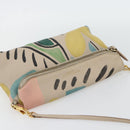 BURBERRY Shoulder Bag Leather Beige Gold Auth ka4396A-6