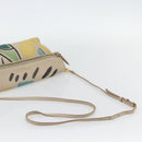 BURBERRY Shoulder Bag Leather Beige Gold Auth ka4396A-7