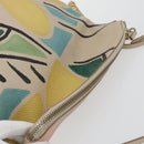 BURBERRY Shoulder Bag Leather Beige Gold Auth ka4396A-9