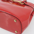 GUCCI Horsebit Handtas Lakleer 2-wegs Roze Goud 371925 Auth ka4397A-10