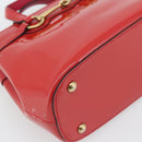 GUCCI Horsebit Handtas Lakleer 2-wegs Roze Goud 371925 Auth ka4397A-15