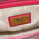 GUCCI Horsebit Handtas Lakleer 2-wegs Roze Goud 371925 Auth ka4397A-18
