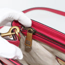 GUCCI Horsebit Handtas Lakleer 2-wegs Roze Goud 371925 Auth ka4397A-21