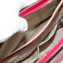 GUCCI Horsebit Handtas Lakleer 2-wegs Roze Goud 371925 Auth ka4397A-24