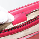 GUCCI Horsebit Handtas Lakleer 2-wegs Roze Goud 371925 Auth ka4397A-12