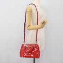 GUCCI Horsebit Handtas Lakleer 2-wegs Roze Goud 371925 Auth ka4397A-26