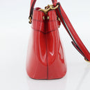 GUCCI Horsebit Handtas Lakleer 2-wegs Roze Goud 371925 Auth ka4397A-3