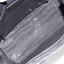 BALENCIAGA Hand Bag Denim 2way Black Silver 671402 Auth ka4398-10