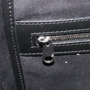 BALENCIAGA Hand Bag Denim 2way Black Silver 671402 Auth ka4398-23