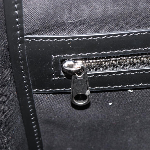 BALENCIAGA Hand Bag Denim 2way Black Silver 671402 Auth ka4398