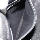 BALENCIAGA Hand Bag Denim 2way Black Silver 671402 Auth ka4398-24