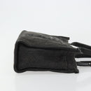 BALENCIAGA Hand Bag Denim 2way Black Silver 671402 Auth ka4398-3