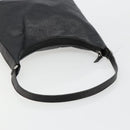GUCCI GG Canvas Guccissima Shoulder Bag Leather Black Silver 257282 Auth ka4401-7