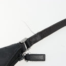 GUCCI GG Canvas Guccissima Shoulder Bag Leather Black Silver 257282 Auth ka4401-9