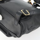 GUCCI Bamboo Rucksack Leder Schwarz Gold 003 2034 0030 Auth ka4402-17