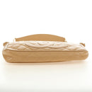 CHANEL Chain Shoulder Bag Caviar Skin Beige Gold CC Auth ka4405V-6