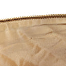 CHANEL Chain Shoulder Bag Caviar Skin Beige Gold CC Auth ka4405V-9