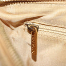 CHANEL Chain Shoulder Bag Caviar Skin Beige Gold CC Auth ka4405V-26