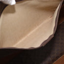 CELINE Macadam Canvas Tote Bag PVC Leather Brown Gold Auth ka4407-19