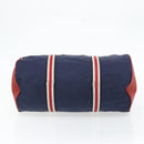 GUCCI Hand Bag Nylon 2way Navy Red 189657 Auth ka4408-5