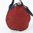 GUCCI Hand Bag Nylon 2way Navy Red 189657 Auth ka4408-3