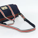 GUCCI Hand Bag Nylon 2way Navy Red 189657 Auth ka4408-8