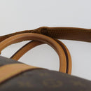 LOUIS VUITTON Monogram Keepall Bandouliere 55 Boston Bag M41414 LV Auth ka441-9