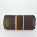 LOUIS VUITTON Monogram Keepall Bandouliere 55 Boston Bag M41414 LV Auth ka441-5