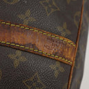 LOUIS VUITTON Monogram Keepall Bandouliere 55 Boston Bag M41414 LV Auth ka441-20