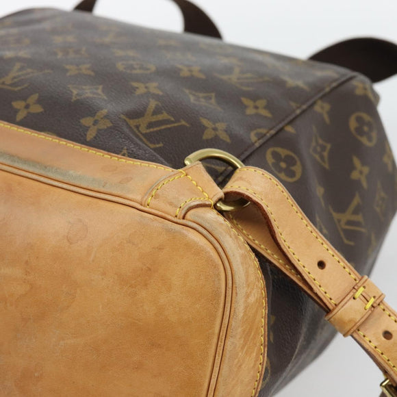 LOUIS VUITTON Monogram Montsouris GM Backpack M51135 LV Auth ka4411