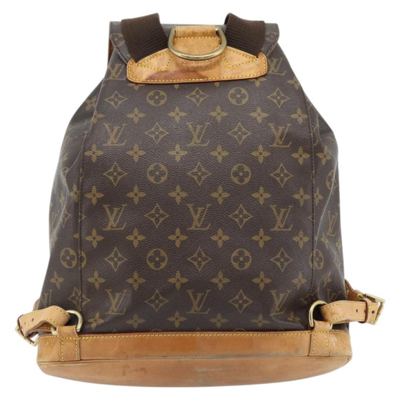 LOUIS VUITTON Monogram Montsouris GM Backpack M51135 LV Auth ka4411