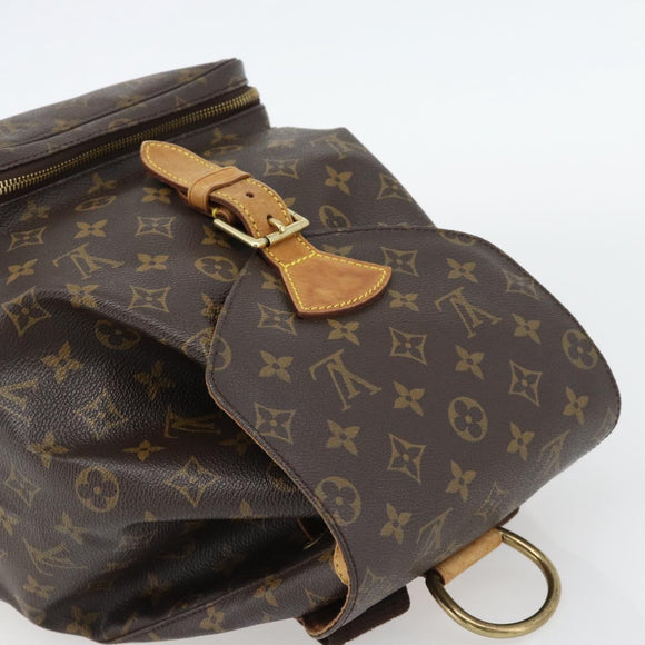 LOUIS VUITTON Monogram Montsouris GM Backpack M51135 LV Auth ka4411
