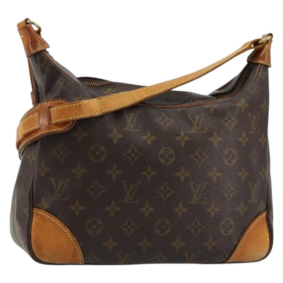 LOUIS VUITTON Monogram Boulogne 30 Shoulder Bag M51265 LV Auth ka4412