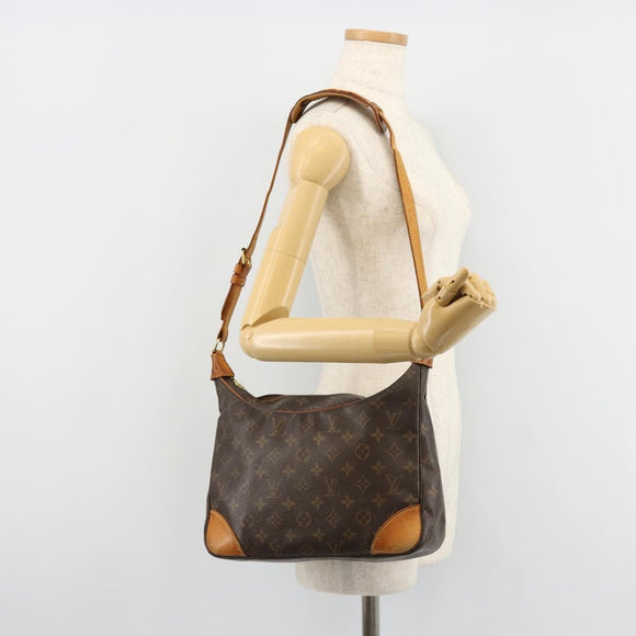 LOUIS VUITTON Monogram Boulogne 30 Shoulder Bag M51265 LV Auth ka4412