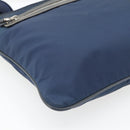 PRADA Shoulder Bag Nylon Navy Silver Auth ka4414A-16