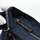 PRADA Shoulder Bag Nylon Navy Silver Auth ka4414A-18