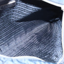 PRADA Shoulder Bag Nylon Navy Silver Auth ka4414A-11