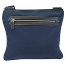 PRADA Shoulder Bag Nylon Navy Silver Auth ka4414A-2