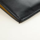 FENDI Bugs Monster Schoudertas Leer Zwart Zilver Auth ka4417M-8