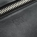 FENDI Bugs Monster Schoudertas Leer Zwart Zilver Auth ka4417M-18