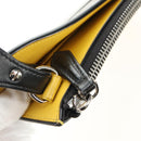 FENDI Bugs Monster Schoudertas Leer Zwart Zilver Auth ka4417M-22