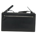 FENDI Bugs Monster Schoudertas Leer Zwart Zilver Auth ka4417M-2