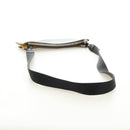 FENDI Bugs Monster Schoudertas Leer Zwart Zilver Auth ka4417M-7