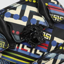 Gianni Versace Hand Bag Leather 2way Multicolor Silver Auth ka4419-16