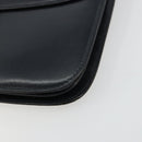 GUCCI Hand Bag Leather Navy Gold Auth ka4422-9