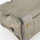 LOEWE Amazona 36 Hand Bag Suede Bronze Gold Auth ka4425-16