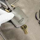 LOEWE Amazona 36 Hand Bag Suede Bronze Gold Auth ka4425-17