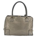 LOEWE Amazona 36 Hand Bag Suede Bronze Gold Auth ka4425-2